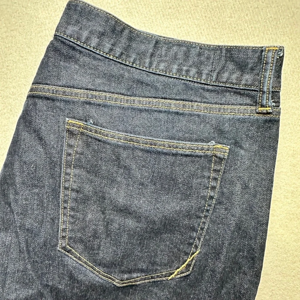 Banana Republic Jeans Mens 38x34 Dark Wash Blue Bootcut Stretch Denim Pants